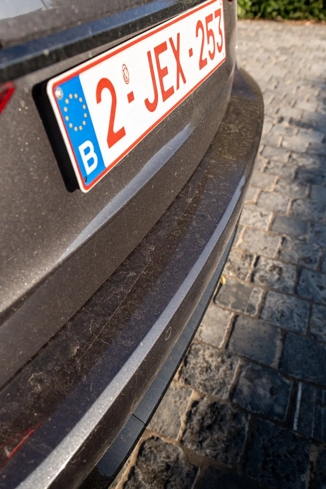 Voor: vuile bumper